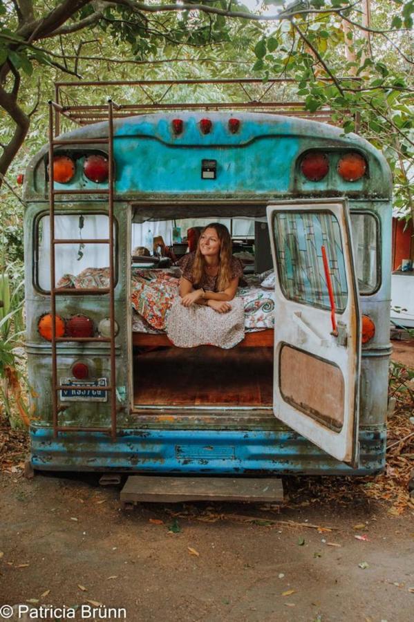 Rainbow Caravan Hostel Las Pilas Luaran gambar